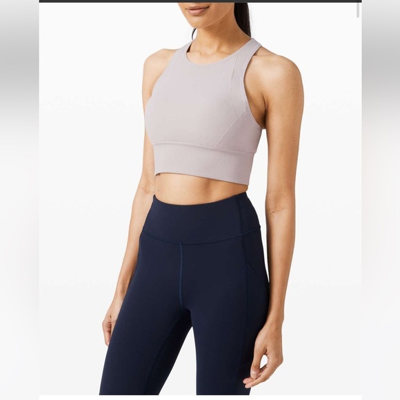 Lululemon Light Purple Ebb to Train Bra - Picture 1 of 9